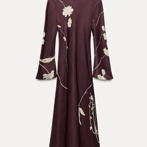 Zara Floral printed dress brand new